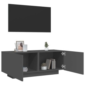 Sperrholz TV-Möbel grau 100x35x40 cm von , TV-Möbel - Ref: Foro24-804438, Preis: 86,49 €, Rabatt: %