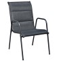 Juego de comedor de jardín 9 piezas de acero negro by , Garden sets - Ref: Foro24-43311, Price: 634,12 €, Discount: %
