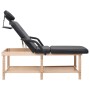 3-Zonen-Massageliege Kunstleder schwarz von , Massageliegen - Ref: Foro24-110254, Preis: 311,95 €, Rabatt: %