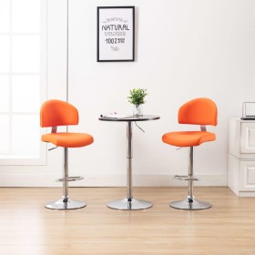 Küchenhocker 2 Einheiten Kunstleder orange von , Küchenhocker - Ref: Foro24-249663, Preis: 146,54 €, Rabatt: %