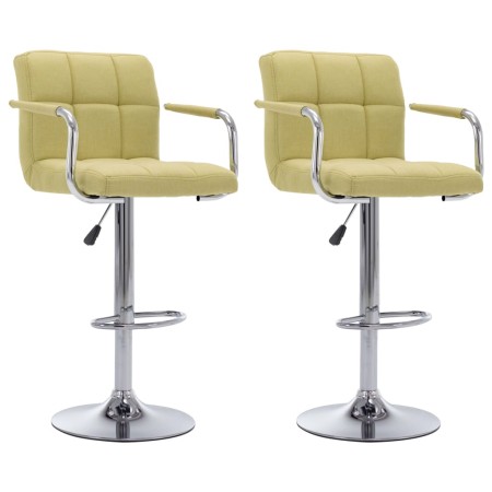 Küchenhocker 2 Einheiten grüner Stoff von , Küchenhocker - Ref: Foro24-283424, Preis: 128,85 €, Rabatt: %