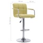 Küchenhocker 2 Einheiten grüner Stoff von , Küchenhocker - Ref: Foro24-283424, Preis: 128,85 €, Rabatt: %