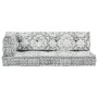 Kissen für Palettensofa Patchwork hellgrauer Stoff von , Kissen für Stühle und Sofas - Ref: Foro24-287725, Preis: 166,00 €, R...