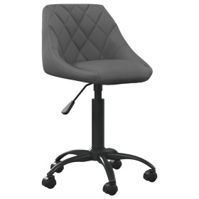 Bürostuhl aus dunkelgrauem Samt von , Bürostühle - Ref: Foro24-3088847, Preis: 90,28 €, Rabatt: %