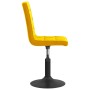 Senfgelbe drehbare Esszimmerstühle aus Samt 4 Stück von , Essstühle - Ref: Foro24-3089296, Preis: 240,54 €, Rabatt: %