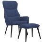 Relaxsessel mit Fußstütze aus blauem Stoff von , Sessel - Ref: Foro24-3097433, Preis: 122,46 €, Rabatt: %