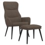 Relax armchair with footrest taupe gray fabric by , Armchairs - Ref: Foro24-3097438, Price: 122,78 €, Discount: %