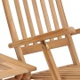 Sonnenliege mit Fußstütze und Nachttisch massives Teakholz von vidaXL, Liegen - Ref: Foro24-315376, Preis: 230,08 €, Rabatt: %