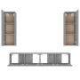 4-teiliges TV-Möbelset Sperrholz Sonoma grau von , TV-Möbel - Ref: Foro24-3114204, Preis: 151,76 €, Rabatt: %