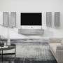 6-teiliges TV-Möbelset Sperrholz Sonoma grau von , TV-Möbel - Ref: Foro24-3114348, Preis: 233,42 €, Rabatt: %