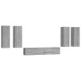 6-teiliges TV-Möbelset Sperrholz Sonoma grau von , TV-Möbel - Ref: Foro24-3114348, Preis: 233,42 €, Rabatt: %
