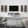 6-teiliges TV-Möbelset Sperrholz Sonoma grau von , TV-Möbel - Ref: Foro24-3114348, Preis: 233,42 €, Rabatt: %