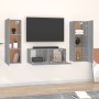 3-teiliges TV-Möbelset Sperrholz Sonoma grau von , TV-Möbel - Ref: Foro24-3120234, Preis: 116,56 €, Rabatt: %