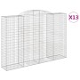 Gabionenkörbe 13 Stück Bogenform Eisen 300x50x200/220cm von , Töpfe und Pflanzgefäße - Ref: Foro24-3146802, Preis: 2,00 €, Ra...