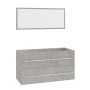 3-teiliges Badmöbel-Set aus betongrauem von , Badezimmermöbel - Ref: Foro24-3152851, Preis: 270,50 €, Rabatt: %