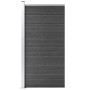Panel de valla WPC negro 95x186 cm de vidaXL, Paneles de vallas - Ref: Foro24-148979, Precio: 141,68 €, Descuento: %