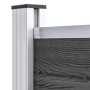 Panel de valla WPC negro 95x186 cm de vidaXL, Paneles de vallas - Ref: Foro24-148979, Precio: 141,68 €, Descuento: %