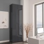 Büroschrank aus glänzendem grauem Sperrholz 60x32x190 cm von , Aktenschränke - Ref: Foro24-800305, Preis: 173,64 €, Rabatt: %