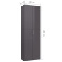 Büroschrank aus glänzendem grauem Sperrholz 60x32x190 cm von , Aktenschränke - Ref: Foro24-800305, Preis: 173,64 €, Rabatt: %