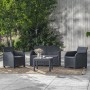 Keter Rosalie graphite garden table by , Garden tables - Ref: Foro24-441304, Price: 46,36 €, Discount: %