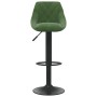 Küchenhocker aus dunkelgrünem Samt von , Küchenhocker - Ref: Foro24-335341, Preis: 71,45 €, Rabatt: %