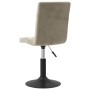 Drehbare Esszimmerstühle 2 Stück hellgrauer Samt von , Essstühle - Ref: Foro24-335741, Preis: 114,28 €, Rabatt: %