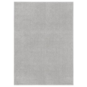 Hellgrauer Kurzflorteppich 120x170 cm von , Teppiche - Ref: Foro24-340323, Preis: 49,08 €, Rabatt: %