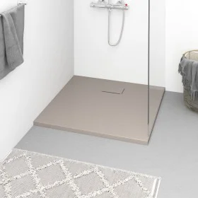 SMC brown shower tray 90x80 cm by vidaXL, Shower trays - Ref: Foro24-148924, Price: 166,47 €, Discount: %