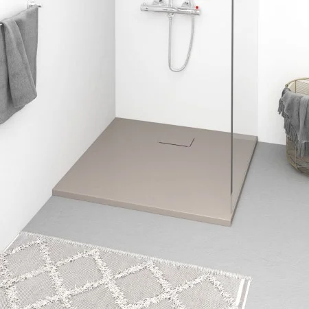 SMC brown shower tray 90x80 cm by vidaXL, Shower trays - Ref: Foro24-148924, Price: 166,38 €, Discount: %