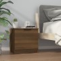 Nachttische 2 Einheiten braune Eiche Farbe 40x39x40 cm von , Nachttische - Ref: Foro24-817032, Preis: 57,93 €, Rabatt: %