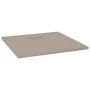 SMC brown shower tray 90x80 cm by vidaXL, Shower trays - Ref: Foro24-148924, Price: 166,38 €, Discount: %