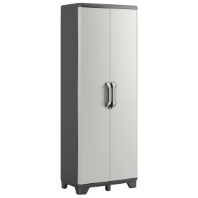 Keter Storage cabinet with shelves Gear black and gray 182 cm by , Lockers and storage cabinets - Ref: Foro24-46636, Price: 1...