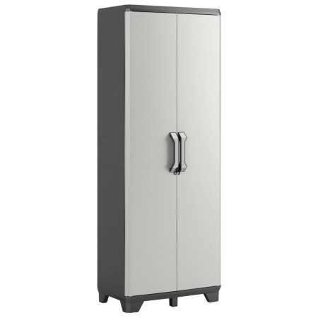 Keter Storage cabinet with shelves Gear black and gray 182 cm by , Lockers and storage cabinets - Ref: Foro24-46636, Price: 1...