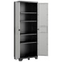 Keter Storage cabinet with shelves Gear black and gray 182 cm by , Lockers and storage cabinets - Ref: Foro24-46636, Price: 1...