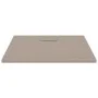 SMC brown shower tray 90x80 cm by vidaXL, Shower trays - Ref: Foro24-148924, Price: 166,38 €, Discount: %
