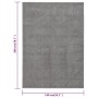 Alfombra de pelo corto gris 140x200 cm de , Alfombras - Ref: Foro24-340316, Precio: 72,49 €