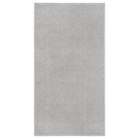 Hellgrauer Kurzflorteppich 80x150 cm von , Teppiche - Ref: Foro24-340321, Preis: 35,21 €, Rabatt: %