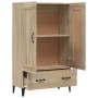 Sonoma oak color plywood sideboard 70x31x115 cm by , Sideboards - Ref: Foro24-812576, Price: 124,92 €, Discount: %