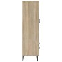 Sonoma oak color plywood sideboard 70x31x115 cm by , Sideboards - Ref: Foro24-812576, Price: 124,92 €, Discount: %