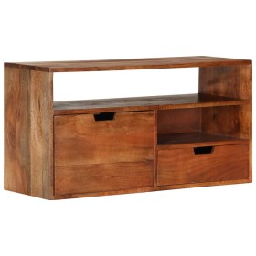 Mueble de TV de madera maciza de acacia 80x30x42 cm de , Muebles TV - Ref: Foro24-340302, Precio: 197,23 €, Descuento: %