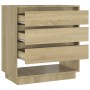 Sonoma Sideboard aus Eichensperrholz 70x41x75 cm von , Sideboards - Ref: Foro24-809551, Preis: 71,55 €, Rabatt: %