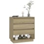 Sonoma Sideboard aus Eichensperrholz 70x41x75 cm von , Sideboards - Ref: Foro24-809551, Preis: 71,55 €, Rabatt: %