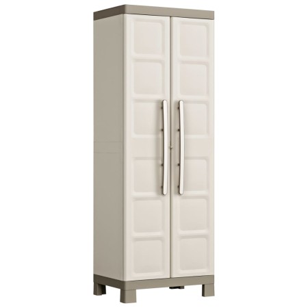 Keter Mehrzweck-Aufbewahrungsschrank Excellence beige und taupe 182 cm von , Schließfächer und Lagerschränke - Ref: Foro24-46...