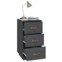 Bedside tables 2 pcs solid pine wood gray 40x40x75 cm by , Nightstands - Ref: Foro24-818340, Price: 188,16 €, Discount: %