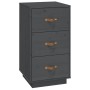 Bedside tables 2 pcs solid pine wood gray 40x40x75 cm by , Nightstands - Ref: Foro24-818340, Price: 188,16 €, Discount: %