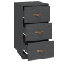 Bedside tables 2 pcs solid pine wood gray 40x40x75 cm by , Nightstands - Ref: Foro24-818340, Price: 188,16 €, Discount: %