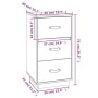 Bedside tables 2 pcs solid pine wood gray 40x40x75 cm by , Nightstands - Ref: Foro24-818340, Price: 188,16 €, Discount: %