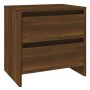 Nachttisch aus braunem Eichenholz, 45x34,5x44,5 cm von , Nachttische - Ref: Foro24-813042, Preis: 43,51 €, Rabatt: %