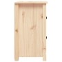 Solid pine wood bedside table 40x35x61.5 cm by , Nightstands - Ref: Foro24-820946, Price: 59,31 €, Discount: %