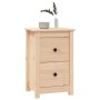 Solid pine wood bedside table 40x35x61.5 cm by , Nightstands - Ref: Foro24-820946, Price: 59,31 €, Discount: %